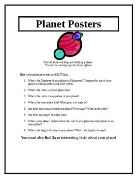 Preview of Planet Posters!