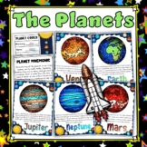 Planets Reference Posters | Space Unit Posters with Text |