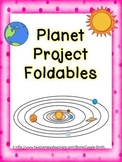 Planet Project Foldables