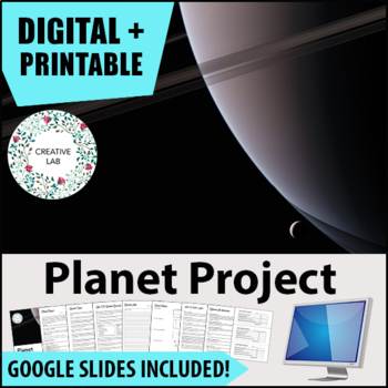 Preview of Planet Research Project - PBL - STEM