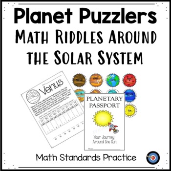 Preview of Planet Puzzles: A Passport Around the Solar System MATH Riddles