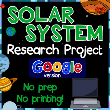 Preview of Planet Report Research Project - no prep planet report for google classroom