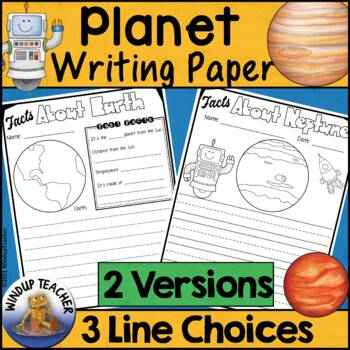 Preview of Planet Research Project - Report Writing Activity Papers
