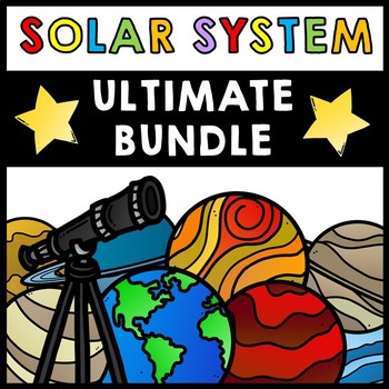 Preview of Planet Research BUNDLE - Solar System - Special Education - Science - Reading