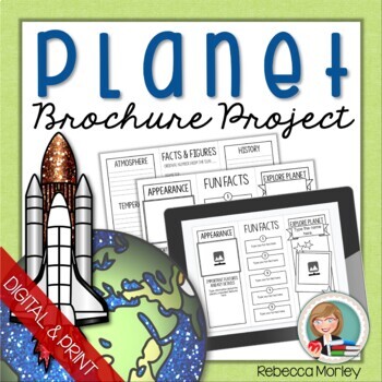 solar system brochure student projects