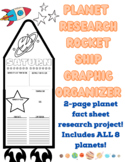 Planet Research Project | 8 Planets Rocket Ship Graphic Or
