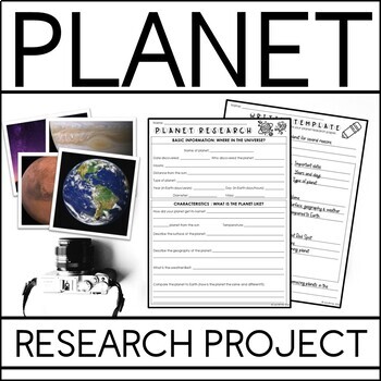 planet research project high school