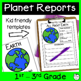 Planet Research Project - Solar System and Planets Activities