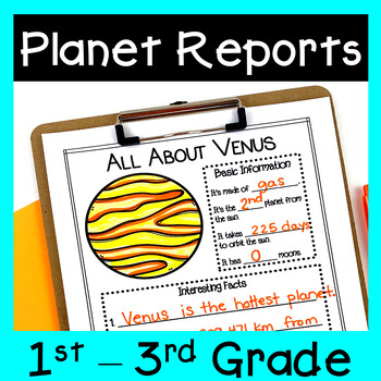 Preview of Planets Research Project - Planets of the Solar System Posters & Reports Pages