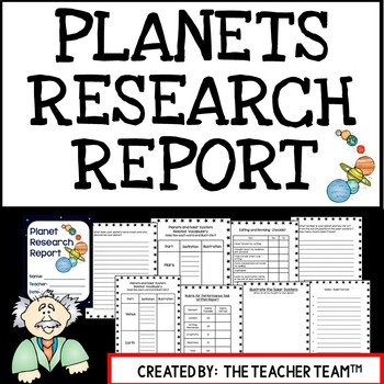 Preview of Planets and Solar System | Research Report