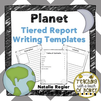 Preview of Planet Research Project | Planet Report Writing Templates
