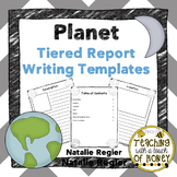 Planet Research Project | Planet Report Writing Templates