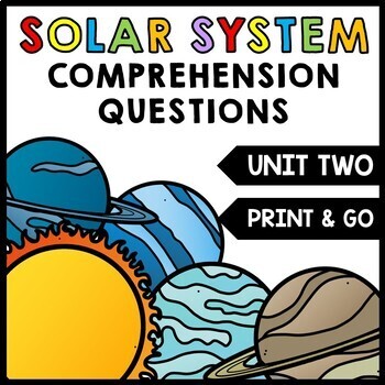 Preview of Planet Research - Solar System - Special Education - Reading - Writing
