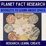 Planet Research Fact Fan Booklet Project | Elementary | Sc