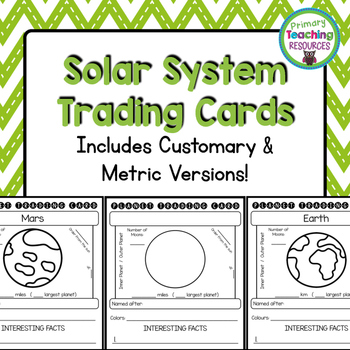 printable solar system trading cards