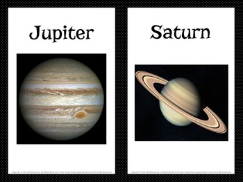 solar system trading cards project