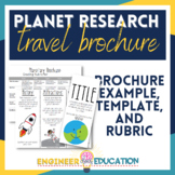 Planet Research Brochure: Engaging Travel Agent Space Scie