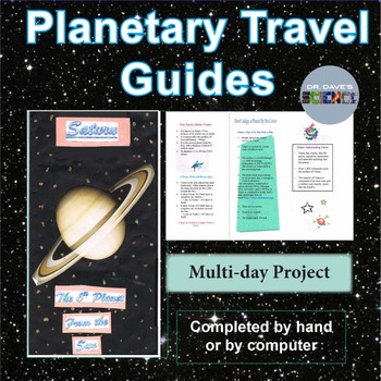 Preview of Solar System Planet Research Project Activity Travel Guides