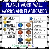 Planet Word Wall Words and Flashcards