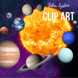 Planet and Solar System Clipart - Space Clip Art