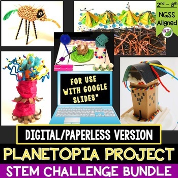 Preview of Planetopia Project STEM Challenge Bundle - PAPERLESS VERSION