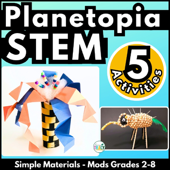 Preview of Spring STEM Activities | Planetopia Project Life & Earth Science STEM Challenges