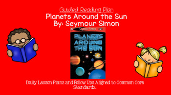 Preview of Planets Around the Sun (Level K) Guided Reading Lesson Plan