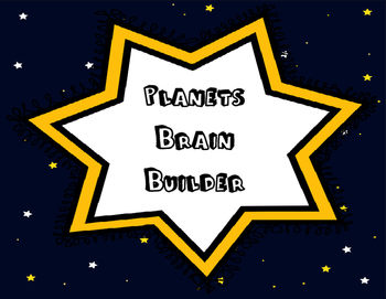 Preview of Planets Brain Builder Task Cards