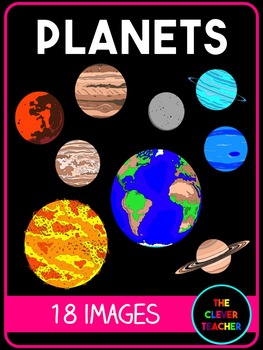Preview of Planets Clip Art FREE