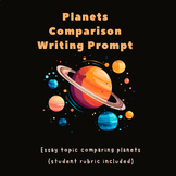 Planets Comparison Writing with Rubric