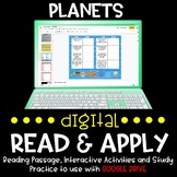 Planets DIGITAL Read and Apply for Distance Learning