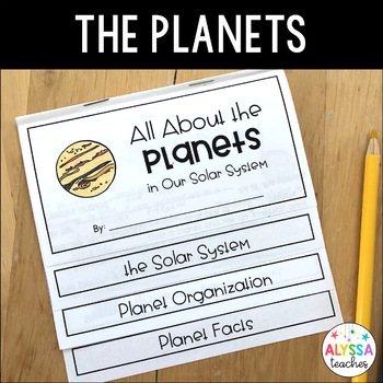 Preview of Planets Flip Book (SOL 4.5)