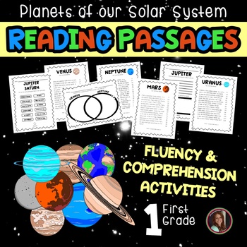 Preview of Planets Fluency & Comprehension Reading Intervention {Grade 1}