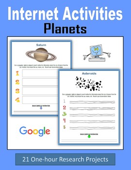 Preview of Planets - Internet Activities