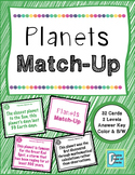 Planets Matching Activity Game