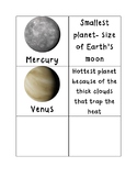 Planets Name & Fact Memory Game