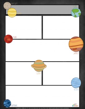 Preview of Planets Newsletter For Word_Generation 1
