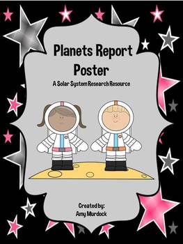 Preview of Planets Report Poster Set (Solar System Research Form)