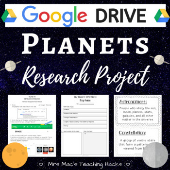 Preview of Planets Research Project