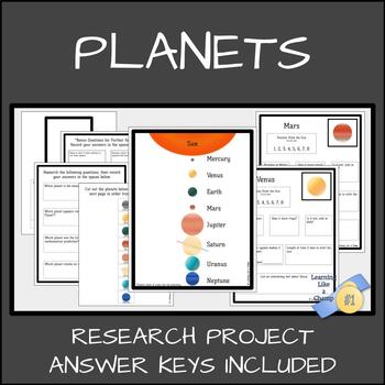 Preview of Planets - Research Project