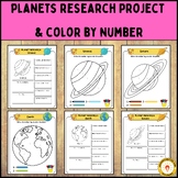 Planets Research Project & Color By Number