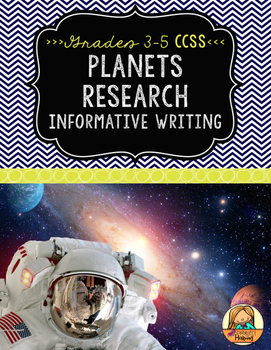Preview of Planets Research Report: Multi-Draft Informative Writing for Grades 3-5 (CCSS)