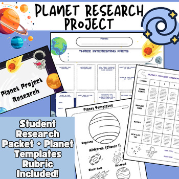 Preview of Planets Research and Display Project | Planets Project | Solar System Project