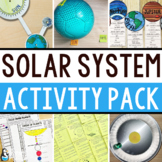 Planets of the Solar System Activities Pack | Labs, Notebo