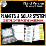 Planets and Solar System Interactive Notebook - Digital Version