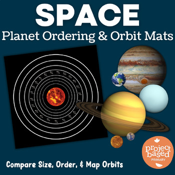 Preview of Planets and Solar System Orbit Mats and Ordering