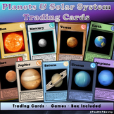 solar system trading cards project