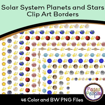 solar system border clip art