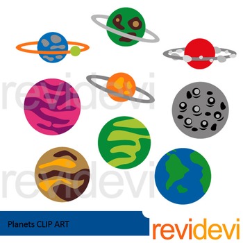 Preview of Planets clip art
