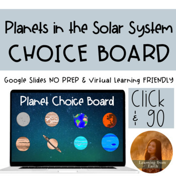 Preview of Solar System Choice Board